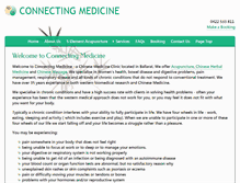 Tablet Screenshot of connectingmedicine.com